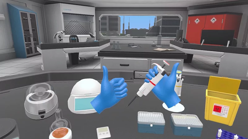 OpenLab, virtual reality and immersive technologies for STEM education